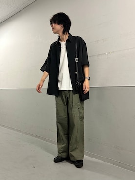 「RAGEBLUE（レイジブルー）のアイテム（アクセサリー）」を使った、あゆむさん（メンズ・179cm）の夏コーディネート