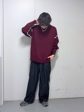 「アイテム（レッグウェア）」を使った、あゆむさん（メンズ・179cm）の冬コーディネート