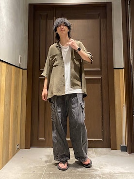 「RAGEBLUE（レイジブルー）のアイテム（アクセサリー）」を使った、あゆむさん（メンズ・179cm）の夏コーディネート