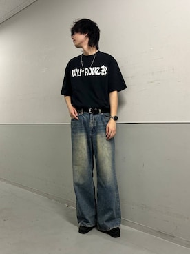 「RAGEBLUE（レイジブルー）のアイテム（アクセサリー）」を使った、あゆむさん（メンズ・179cm）の夏コーディネート