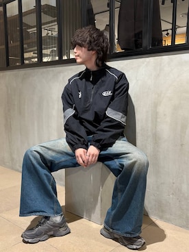 「RAGEBLUE（レイジブルー）のアイテム（スウェット）」を使った、あゆむさん（メンズ・179cm）の秋コーディネート