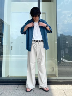「RAGEBLUE（レイジブルー）のアイテム（アクセサリー）」を使った、あゆむさん（メンズ・179cm）の夏コーディネート