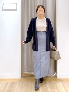 「andemiu」｜「アイテム（アクセサリー）」を使った、Kaoriさん（レディース・155cm）の冬コーディネート