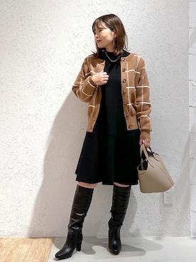 Kaoriさん（レディース・155cm）の冬コーディネート