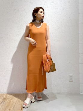 「andemiu」｜「アイテム（財布/小物）」を使った、Kaoriさん（レディース・155cm）の夏コーディネート