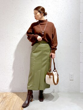 Kaoriさん（レディース・155cm）の秋コーディネート