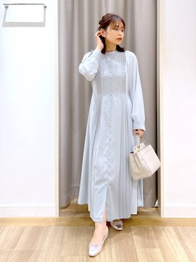 「アイテム（ワンピース/ドレス）」を使った、Kaoriさん（レディース・155cm・30代）の春コーディネート
