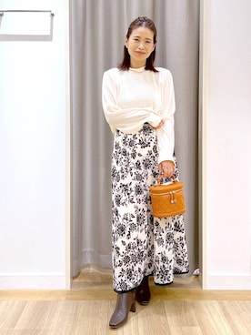 「アイテム（アクセサリー）」を使った、Kaoriさん（レディース・155cm・30代）の秋コーディネート