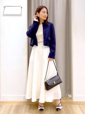 「andemiu」｜「アイテム（ジャケット/アウター）」を使った、Kaoriさん（レディース・155cm）の冬コーディネート