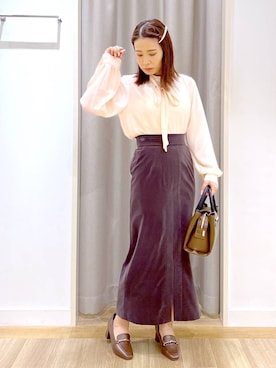 Kaoriさん（レディース・155cm）の秋コーディネート