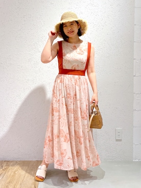 Kaoriさん（レディース・155cm）の夏コーディネート