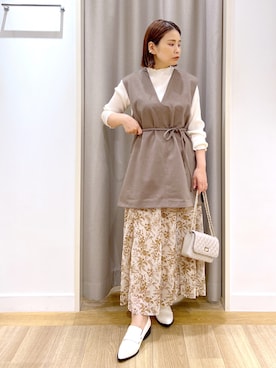 Kaoriさん（レディース・155cm）の秋コーディネート