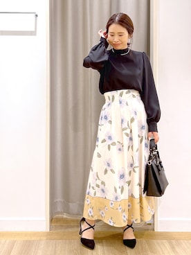 「andemiu」｜「アイテム（アクセサリー）」を使った、Kaoriさん（レディース・155cm）の冬コーディネート