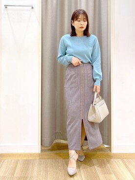 「andemiu」｜「アイテム（アクセサリー）」を使った、Kaoriさん（レディース・155cm）の春コーディネート