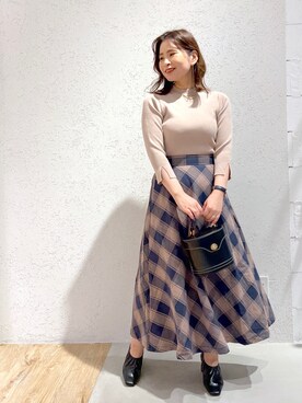 Kaoriさん（レディース・155cm）の春コーディネート