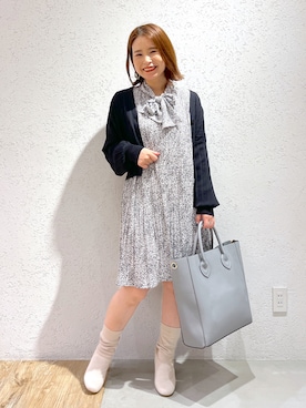 Kaoriさん（レディース・155cm）の秋コーディネート