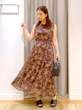 「アイテム（ワンピース/ドレス）」を使った、Kaoriさん（レディース・155cm・30代）の夏コーディネート