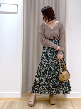 Kaoriさん（レディース・155cm）の春コーディネート