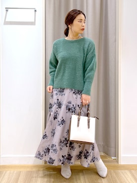 「andemiu」｜「アイテム（アクセサリー）」を使った、Kaoriさん（レディース・155cm）の冬コーディネート