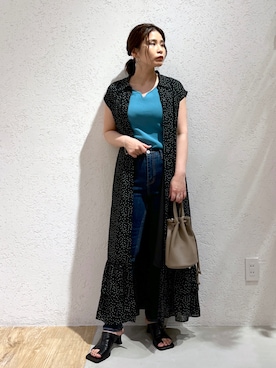 Kaoriさん（レディース・155cm）の夏コーディネート