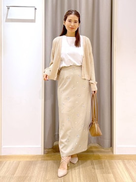 「アイテム（アクセサリー）」を使った、Kaoriさん（レディース・155cm・30代）の秋コーディネート