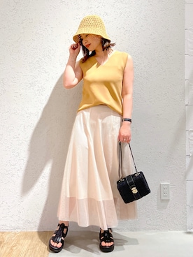 Kaoriさん（レディース・155cm）の夏コーディネート