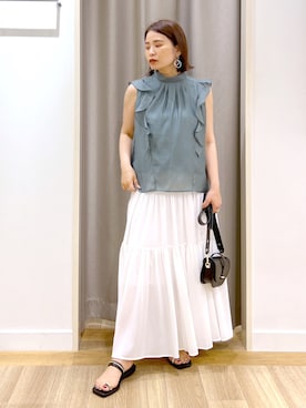 Kaoriさん（レディース・155cm）の夏コーディネート