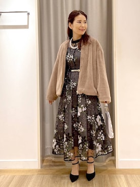 Kaoriさん（レディース・155cm）の冬コーディネート