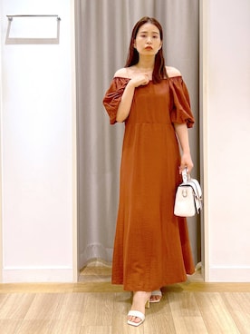 「アイテム（ワンピース/ドレス）」を使った、Kaoriさん（レディース・155cm・30代）の夏コーディネート