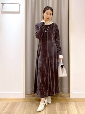 「アイテム（ハンドバッグ）」を使った、Kaoriさん（レディース・155cm・30代）の秋コーディネート