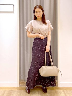 「アイテム（バッグ）」を使った、Kaoriさん（レディース・155cm・30代）の夏コーディネート