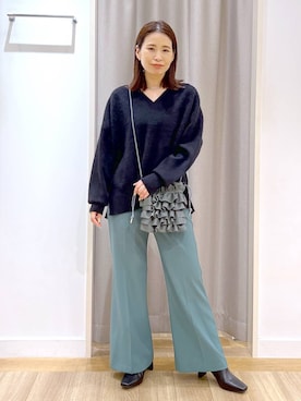 「アイテム（アクセサリー）」を使った、Kaoriさん（レディース・155cm・30代）の秋コーディネート