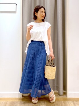Kaoriさん（レディース・155cm）の春コーディネート