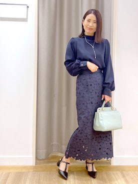 「andemiu」｜「アイテム（アクセサリー）」を使った、Kaoriさん（レディース・155cm）の冬コーディネート