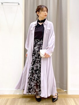 「andemiu」｜「アイテム（ワンピース/ドレス）」を使った、Kaoriさん（レディース・155cm）の春コーディネート