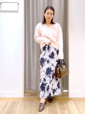 「アイテム（アクセサリー）」を使った、Kaoriさん（レディース・155cm・30代）の秋コーディネート