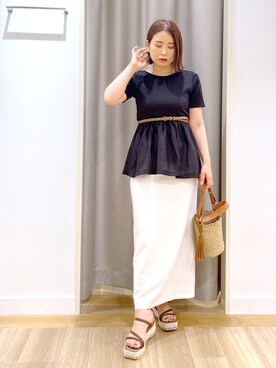 Kaoriさん（レディース・155cm）の夏コーディネート