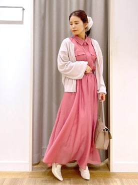 「アイテム（バッグ）」を使った、Kaoriさん（レディース・155cm・30代）の夏コーディネート