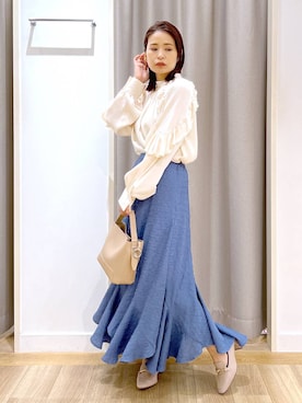「アイテム（アクセサリー）」を使った、Kaoriさん（レディース・155cm・30代）の秋コーディネート