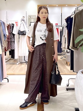 「GOOD ROCK SPEED（グッドロックスピード）のアイテム」を使った、Kaoriさん（レディース・155cm）の夏コーディネート