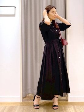 「アイテム（ワンピース/ドレス）」を使った、Kaoriさん（レディース・155cm・30代）の夏コーディネート