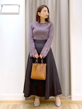 「andemiu」｜「アイテム（アクセサリー）」を使った、Kaoriさん（レディース・155cm）の冬コーディネート