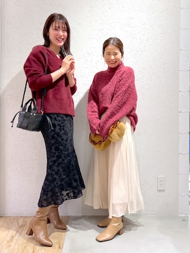 Kaoriさん（レディース・155cm）の冬コーディネート