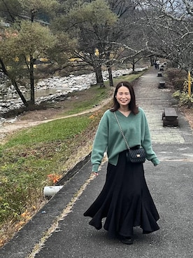 「アイテム（アクセサリー）」を使った、Kaoriさん（レディース・155cm・30代）の冬コーディネート