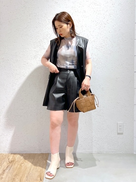 Kaoriさん（レディース・155cm）の夏コーディネート