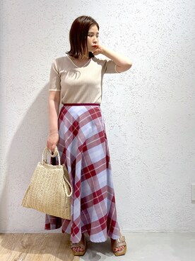 Kaoriさん（レディース・155cm）の夏コーディネート