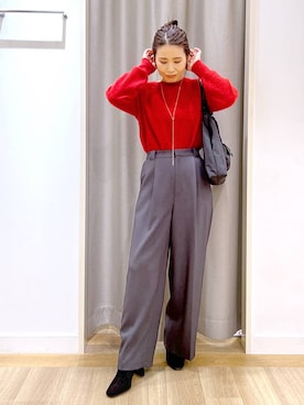 「アイテム（アクセサリー）」を使った、Kaoriさん（レディース・155cm・30代）の秋コーディネート