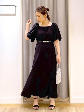 「アイテム（ワンピース/ドレス）」を使った、Kaoriさん（レディース・155cm・30代）の夏コーディネート