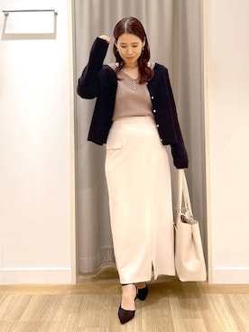 「アイテム（パンプス）」を使った、Kaoriさん（レディース・155cm・30代）の冬コーディネート