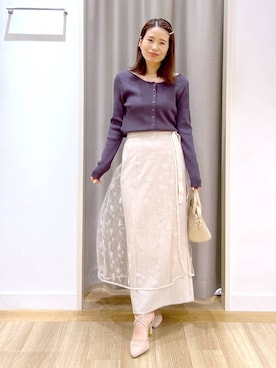 「アイテム（アクセサリー）」を使った、Kaoriさん（レディース・155cm・30代）の秋コーディネート